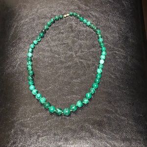 Stunning malachite necklace